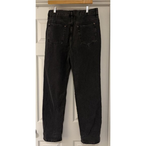 Free People We The Free The Lasso High Waisted Straight Leg Charcoal Jeans Sz 30 - Picture 6 of 9